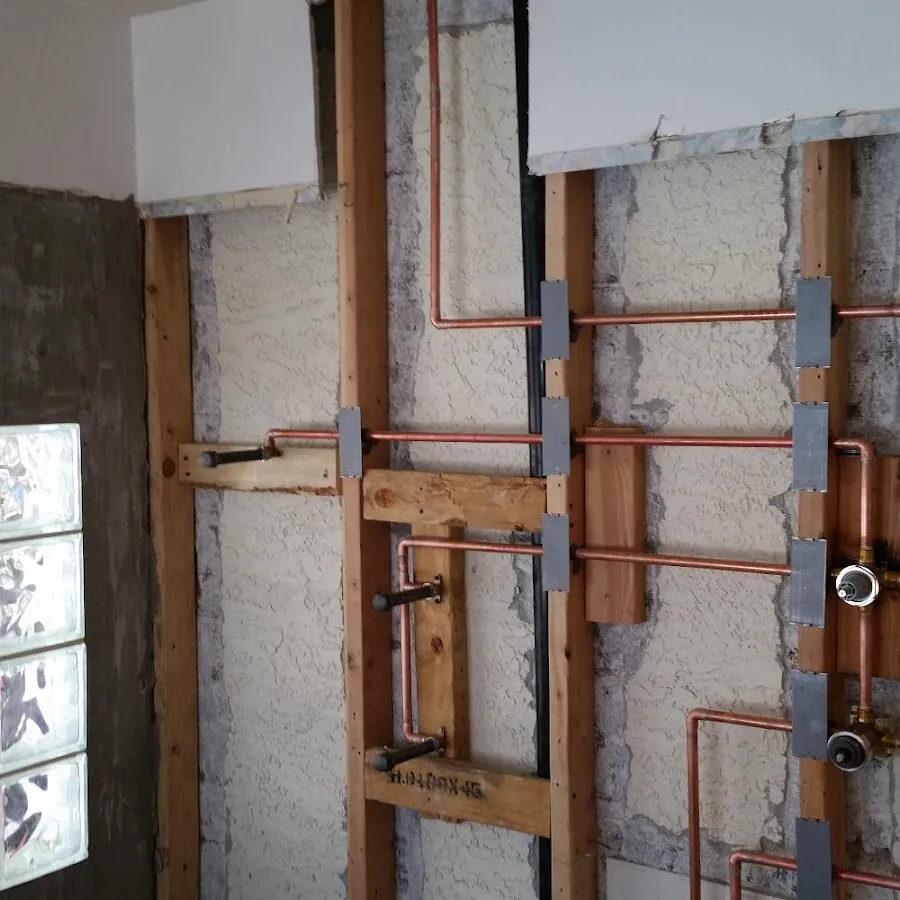 Copper pipe installation for Burst Pipe Repair in Moorestown